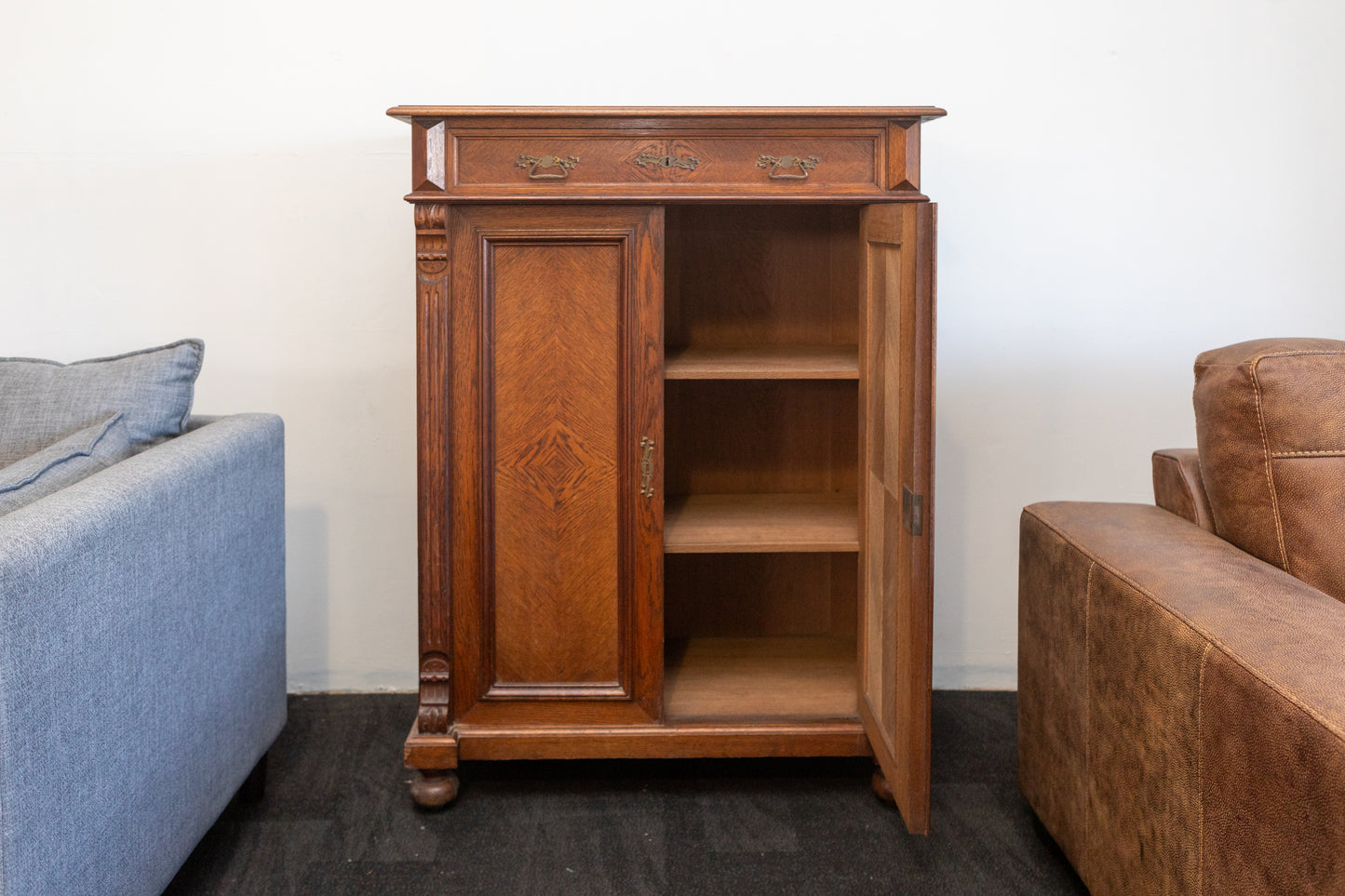 German Oak Cabinet