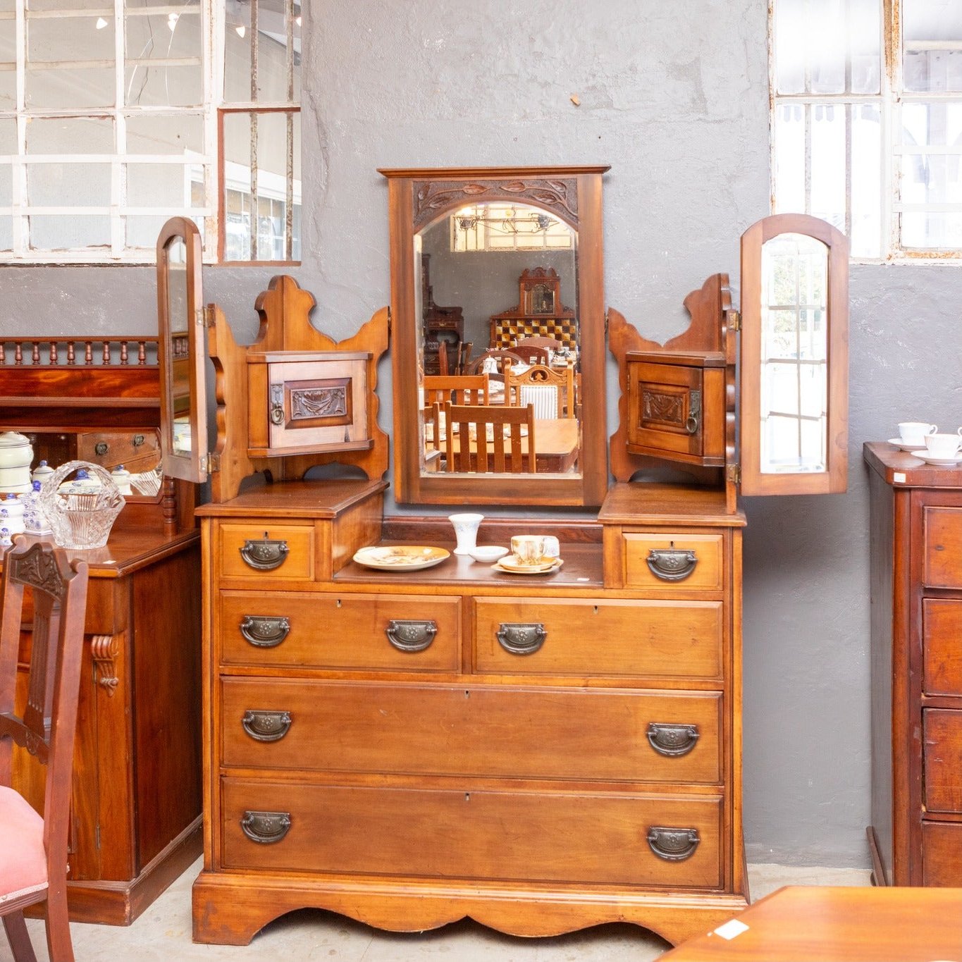 Satinwood Dressing Table