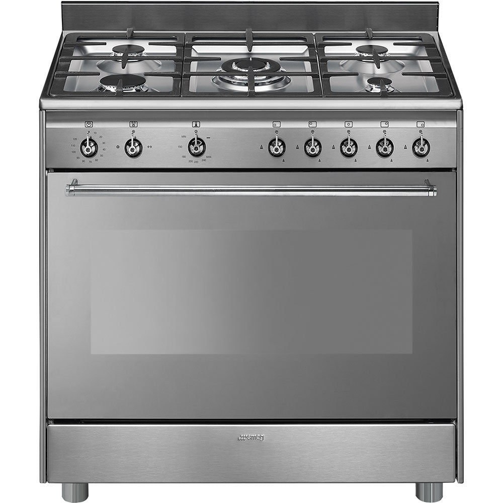 Smeg Cooker with Gas Hob 90x60 cm SSA91GGX9