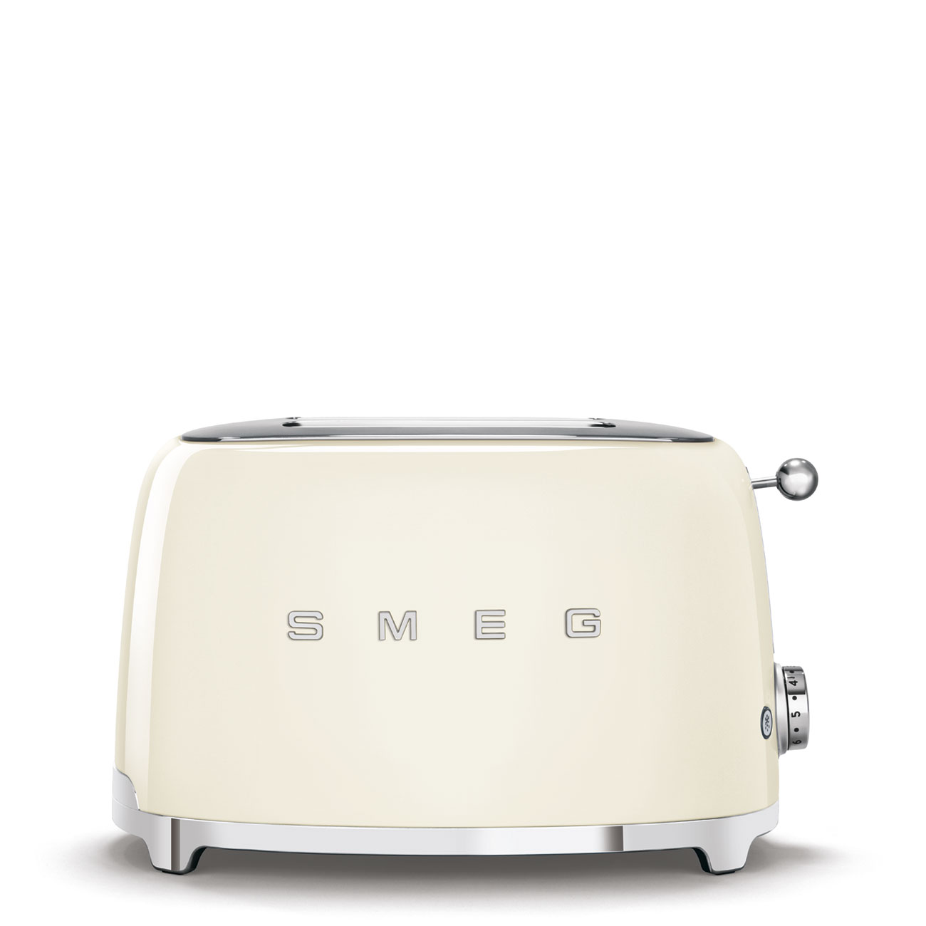 Smeg Toaster 2x2 Cream, Glossy 50's Style TSF01CRSA